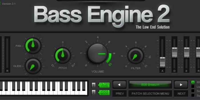 Bass Engine 2 808 VSTs Plugin